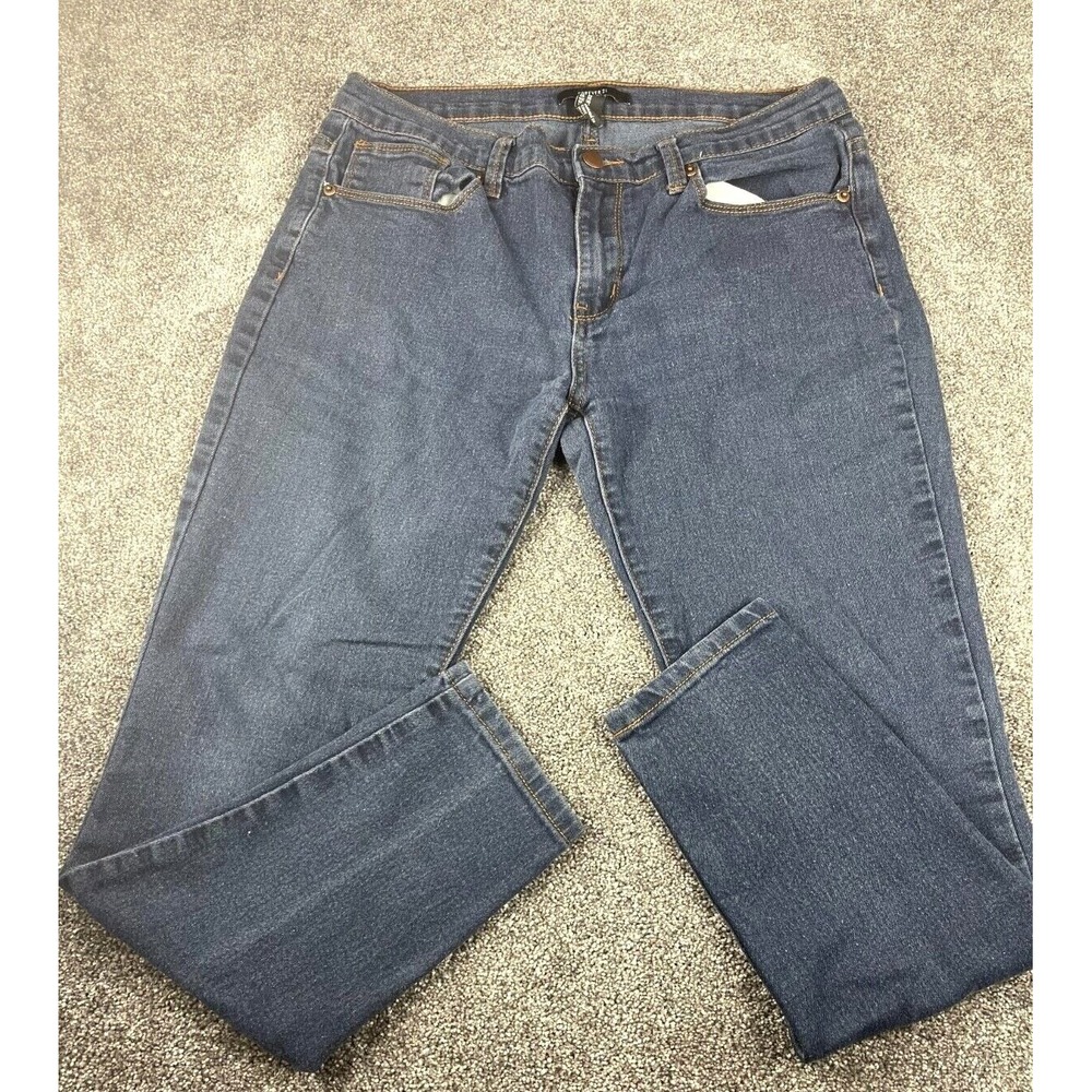 Forever 21 Jeans Womens 30 Slim Skinny Stretch Blue Low Rise Denim